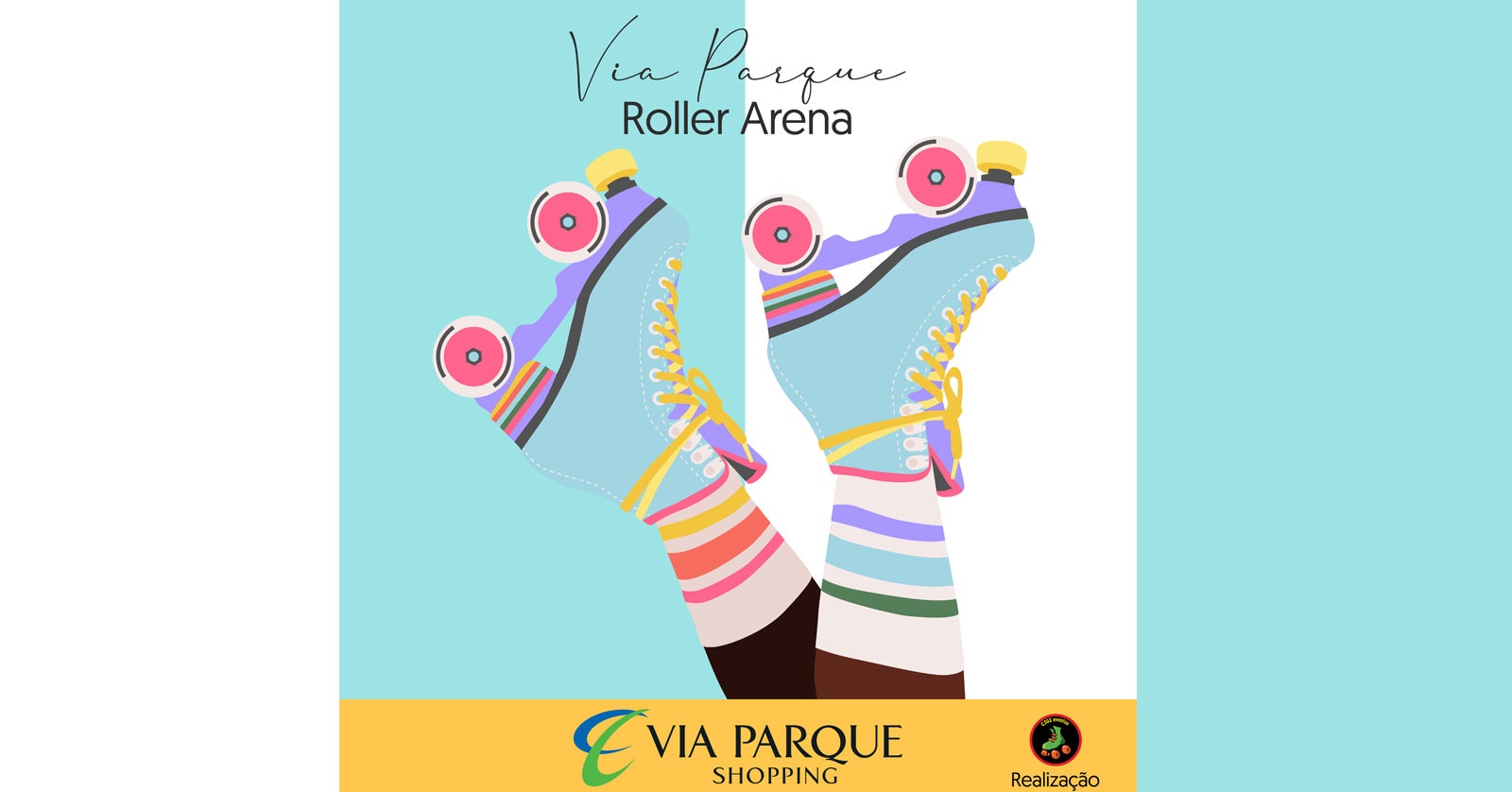Patinação sobre rodas - Via Parque Roller Arena