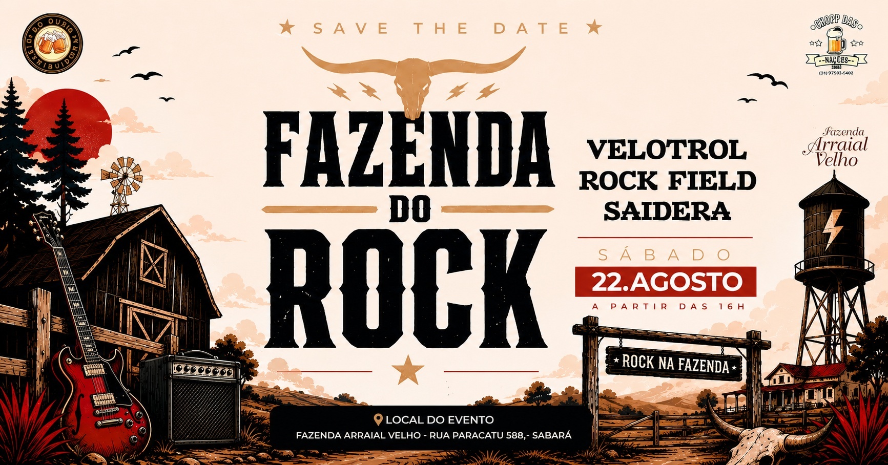 FAZENDA DO ROCK - EDIÇÃO FESTIVAL DE INVERNO - Sabará, MG