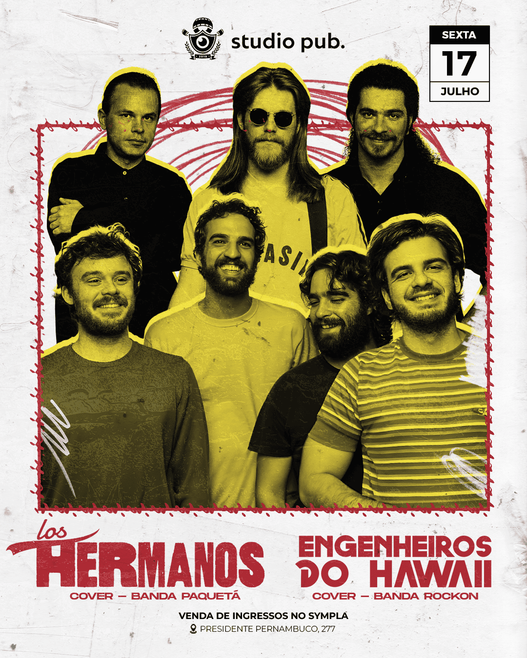 Los Hermanos + Engenheiros do Hawaii Cover @studiopub em Belém