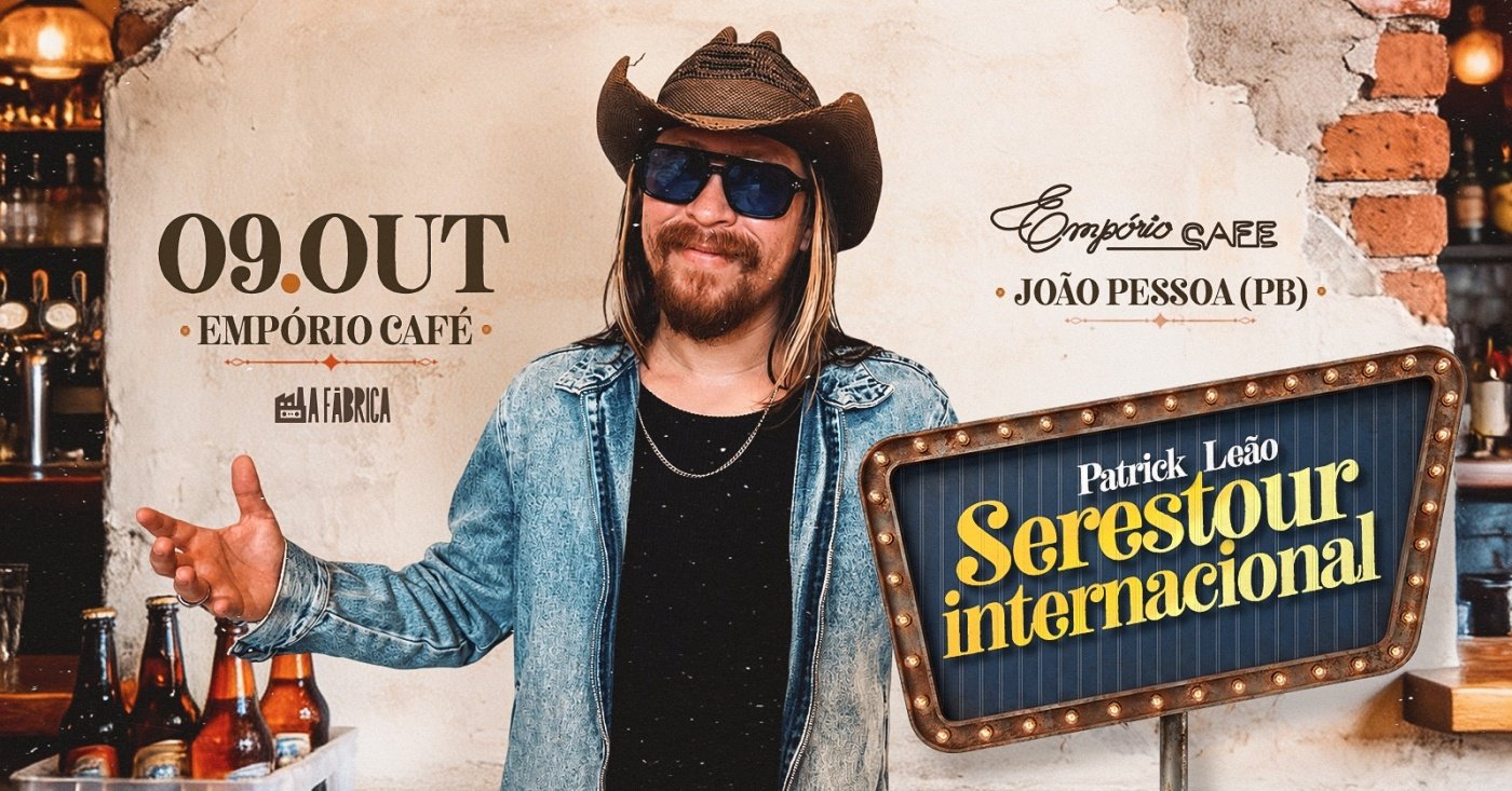Imagen de la fuente — Patrick Leão - 09 de Outubro - João Pessoa - Empório Café