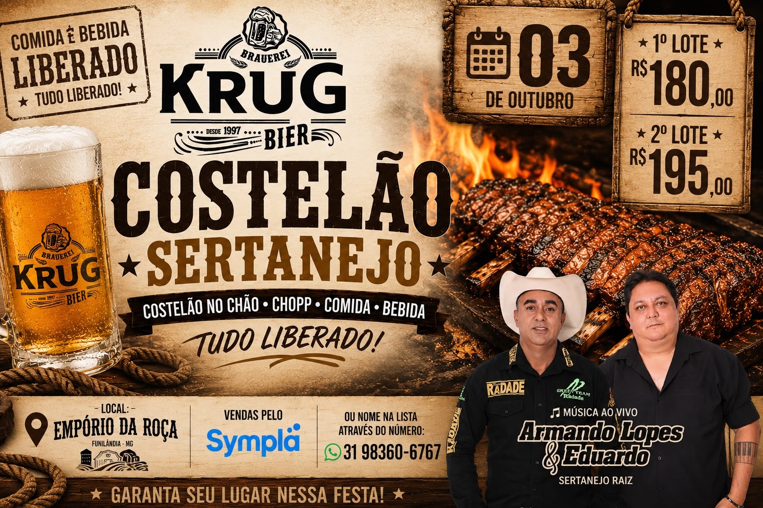 Costelão Sertanejo - Funilândia, MG
