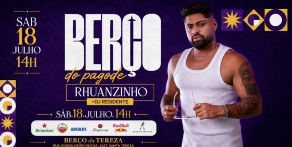 Imagem do evento BERÇO DO PAGODE 18/07