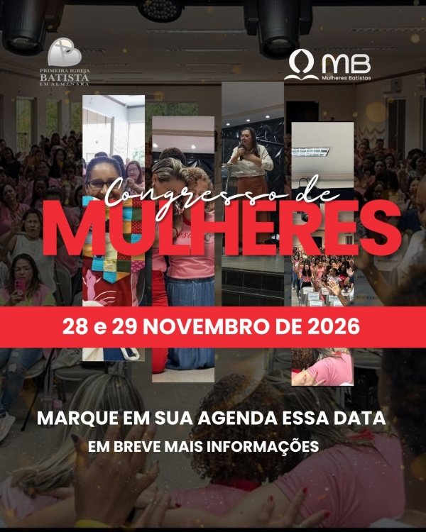 Imagem do evento 4º Congresso de Mulheres Batistas- PRÉ- INSCRIÇÃO.