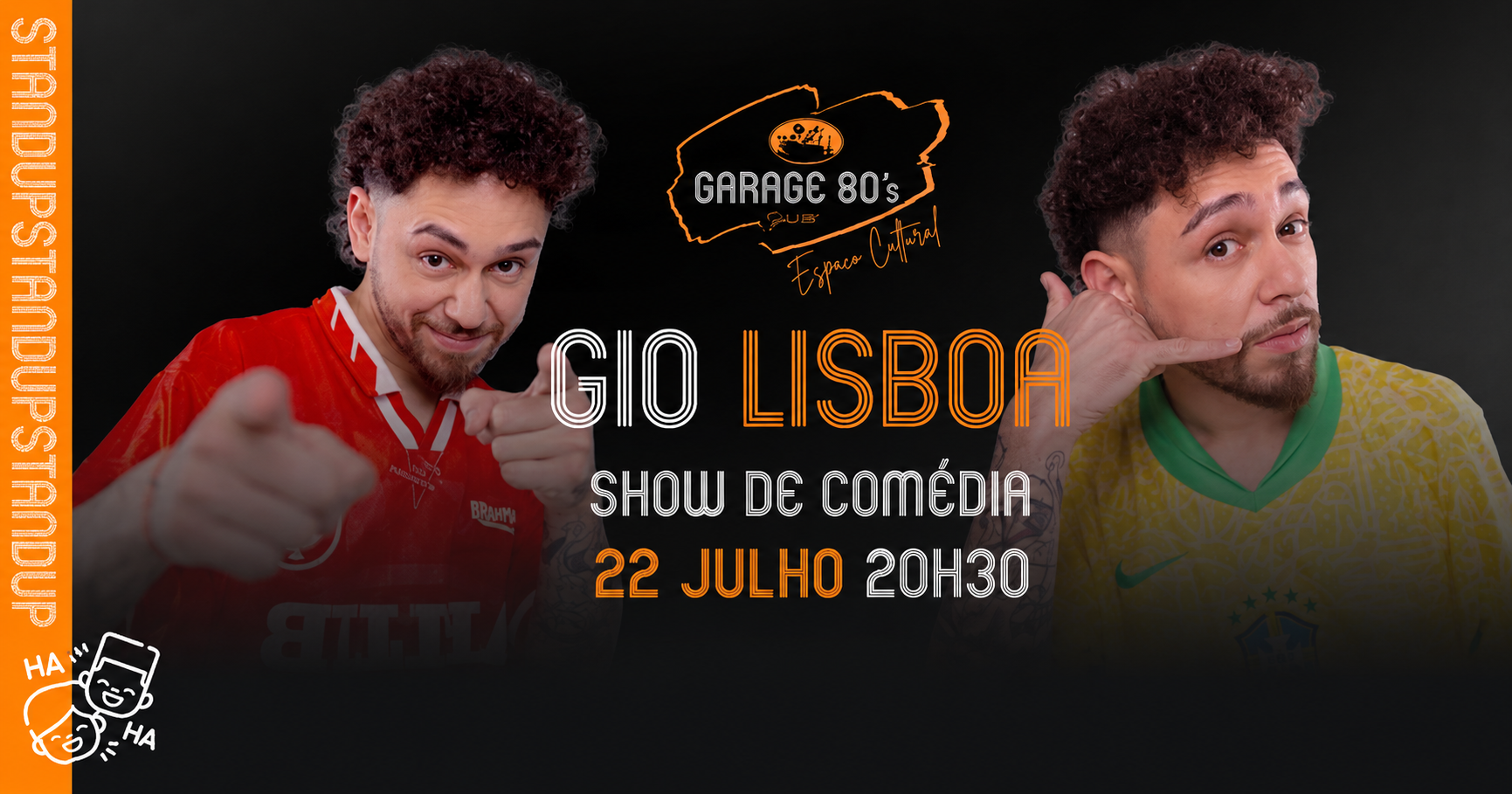 Gio Lisboa - Comédia no Garage 80´s em Alvorada