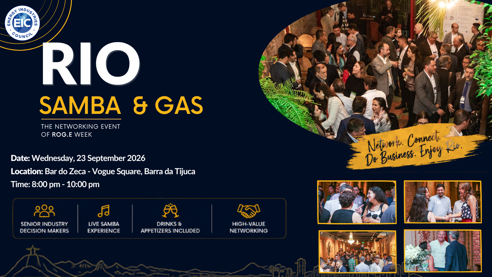 Rio Samba & Gas - Reception during ROG.e 2026 - Rio de Janeiro, RJ