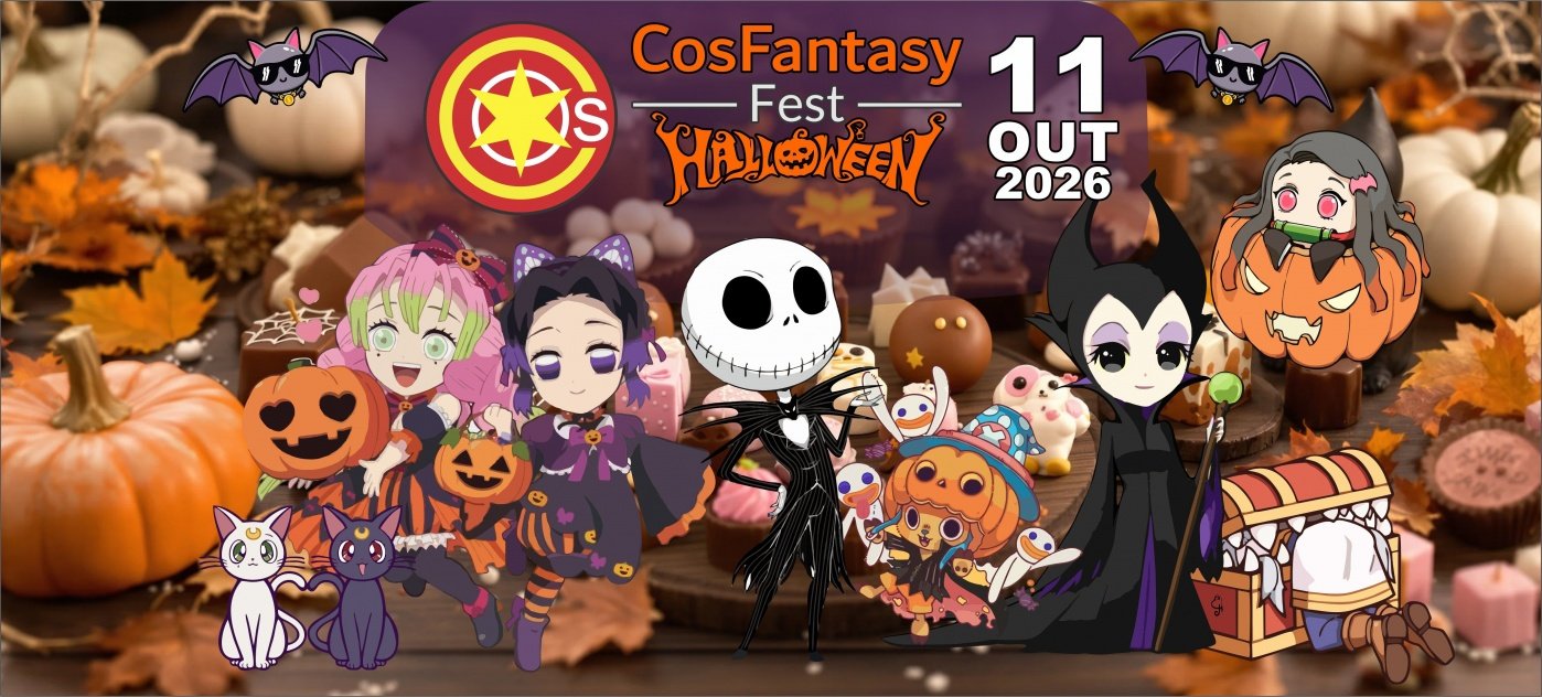 Imagem da fonte — Cosfantasy Fest - Halloween Party 2026