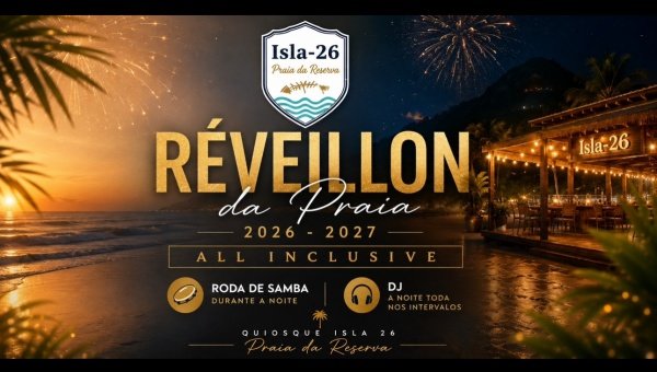 Imagem do evento Reveillon da praia