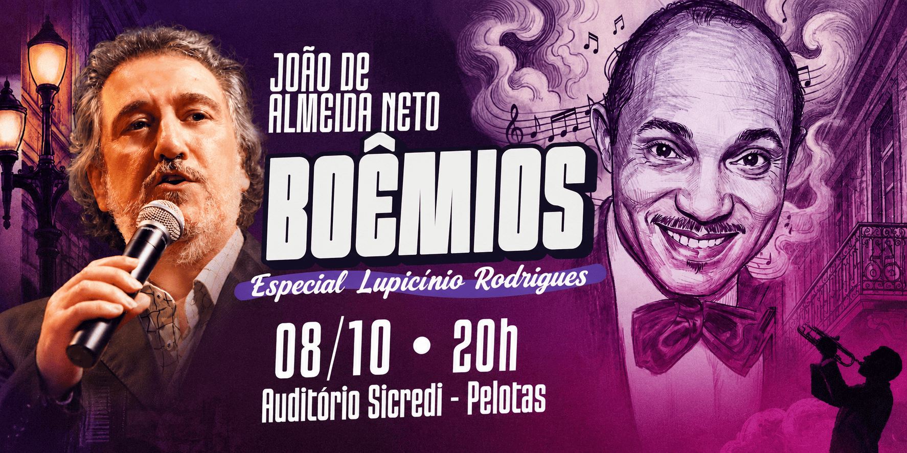 João de Almeida Neto - Boêmios - Especial Lupicínio Rodrigues em Pelotas