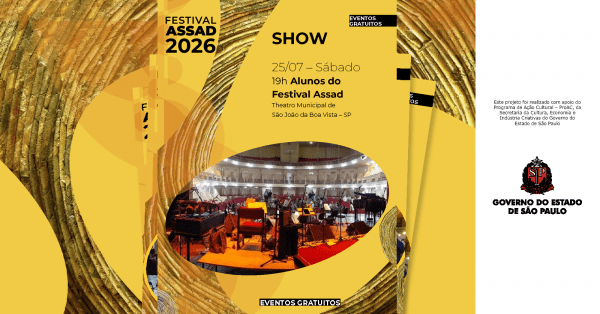 Imagem do evento Show Alunos do Festival Assad | Festival Assad 2026