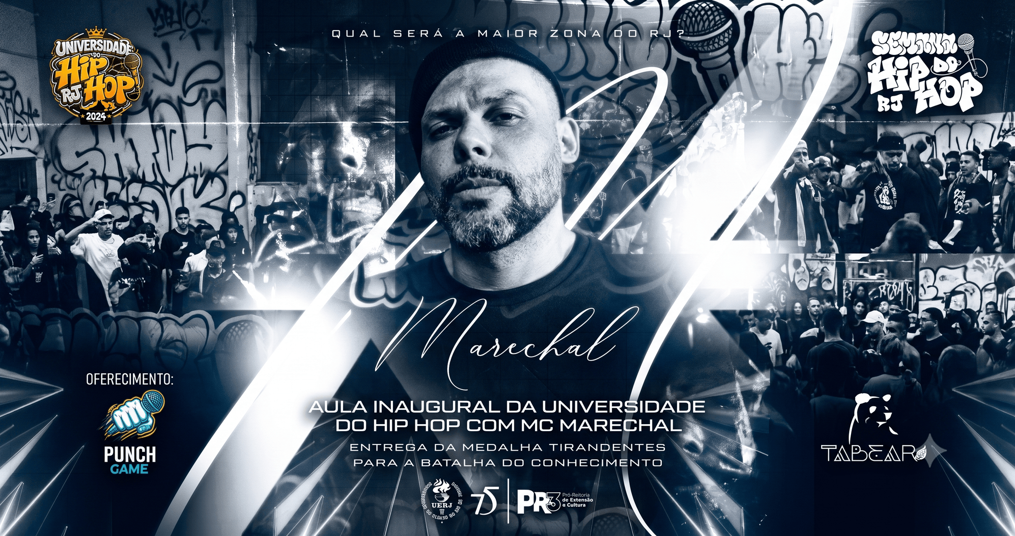 MC Marechal na Batalha do Coliseu + Aula Inaugural da Universidade do HIP HOP + Medalha Tiradentes