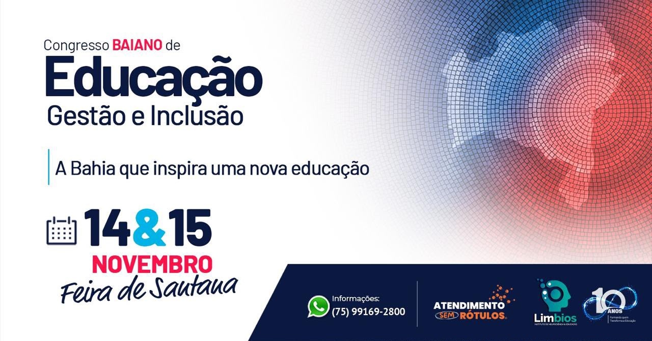 Congresso Baiano de Educação, Gestão e Inclusão