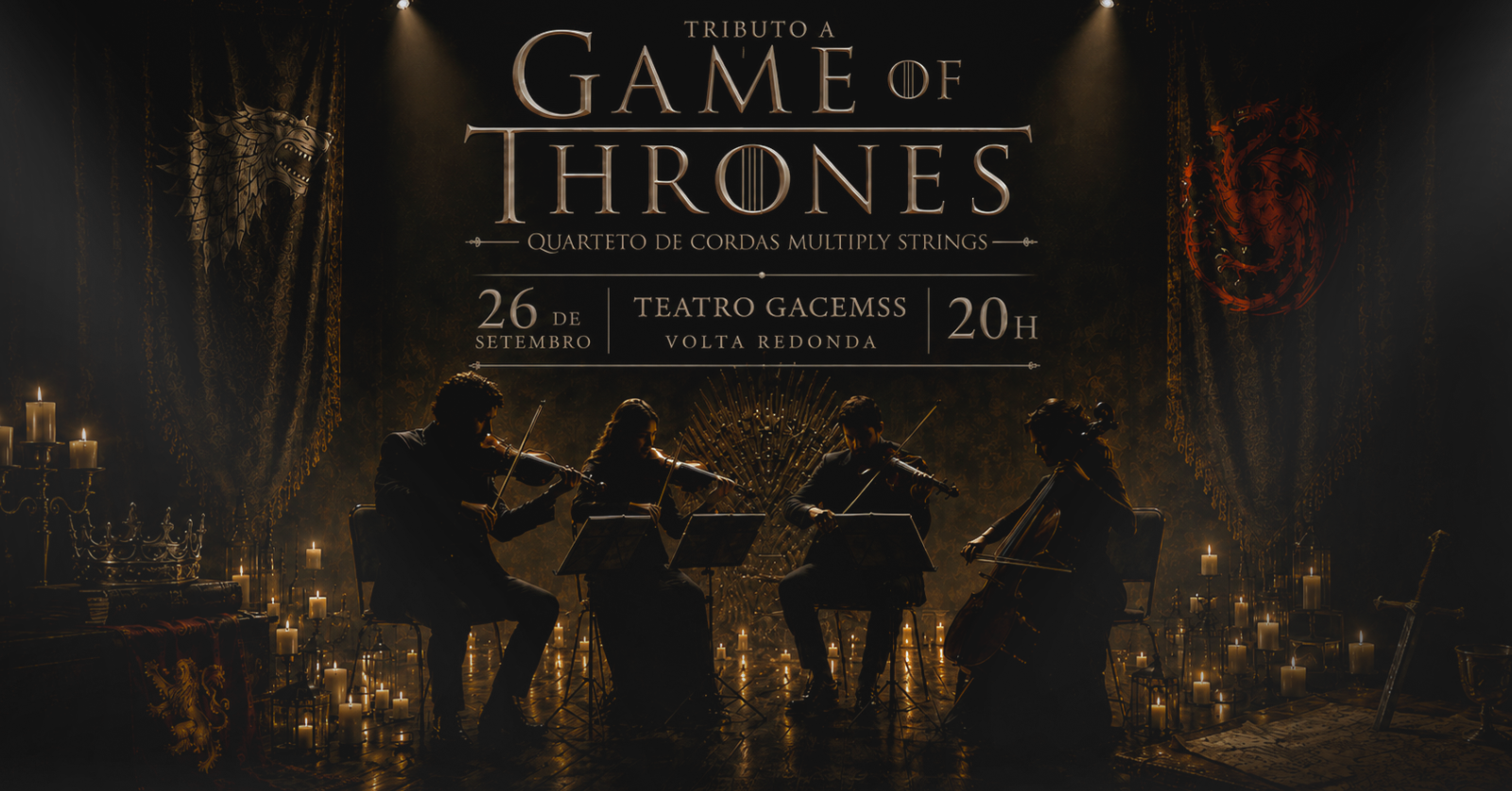 Tributo a Game of Thrones - Multiply Strings, Volta Redonda [26/09]