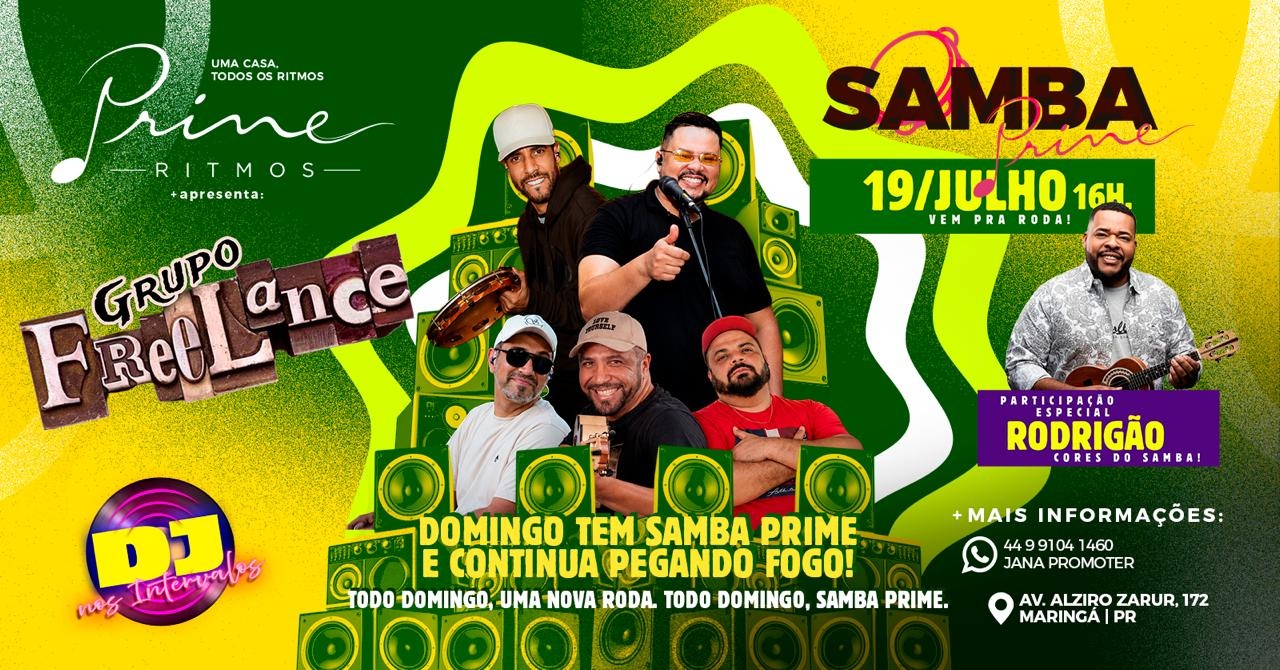 PRIME RITMOS 19/07 - Maringá, PR