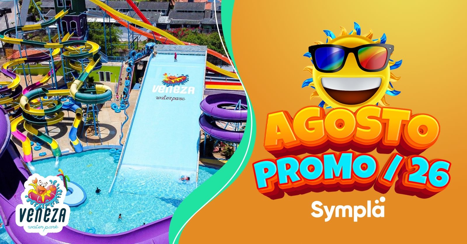VENEZA WATER PARK - 1° Lote PROMO AGOSTO/2026