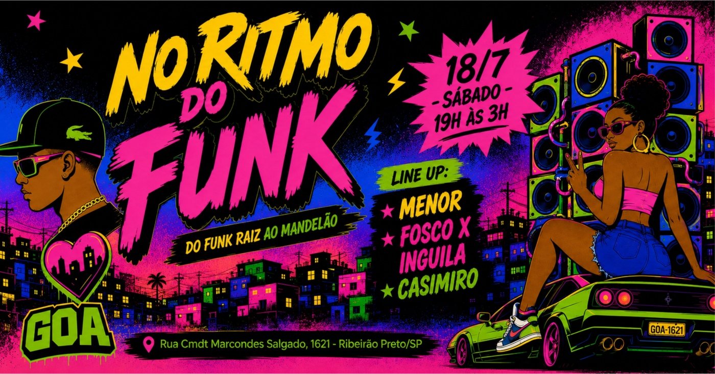 NO RITMO DO FUNK - GOA em Ribeirão Preto - Sympla