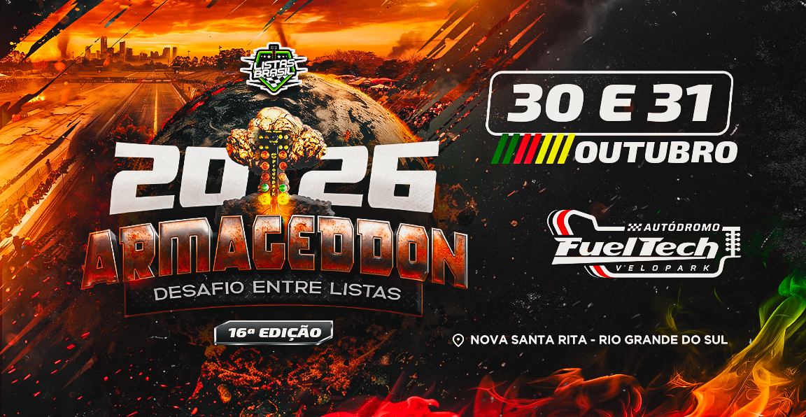 ARMAGEDDON 2026 - VELOPARK - Nova Santa Rita, RS