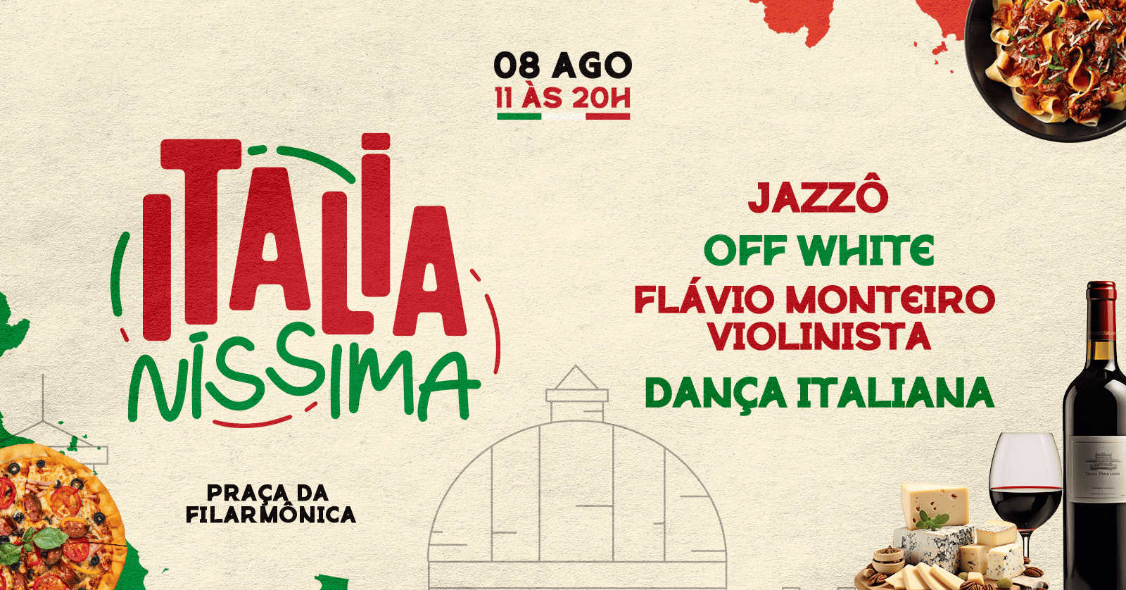 FESTA ITALIANÍSSIMA - PRAÇA DA FILARMÔNICA - Belo Horizonte, MG
