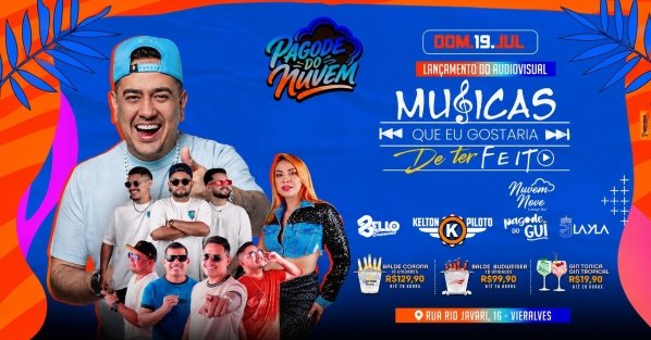Imagem do evento PAGODE DO NUVEM - Lançamento do AUDIOVISUAL - KELTON PILOTO