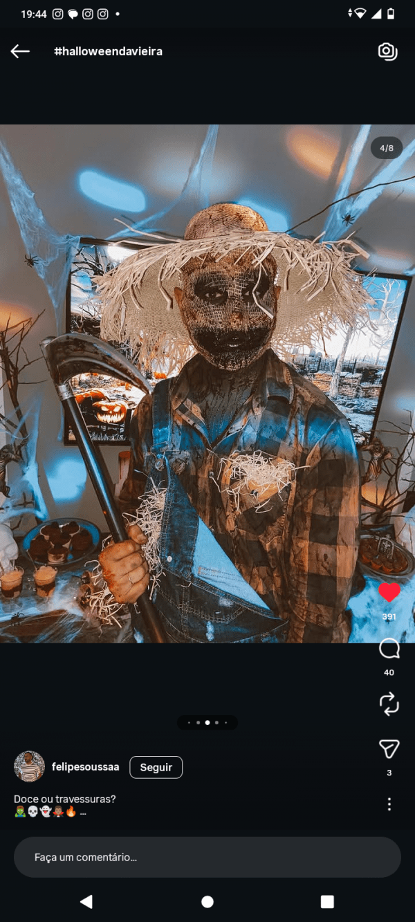 Imagem do evento Cultural halloween dos surdos
