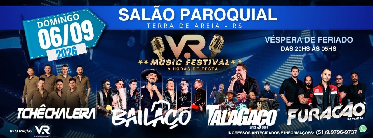 VR MUSIC FESTIVAL - Terra de Areia, RS