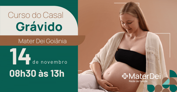 Imagem do evento Curso Casal Grávido - Mater Dei Goiânia