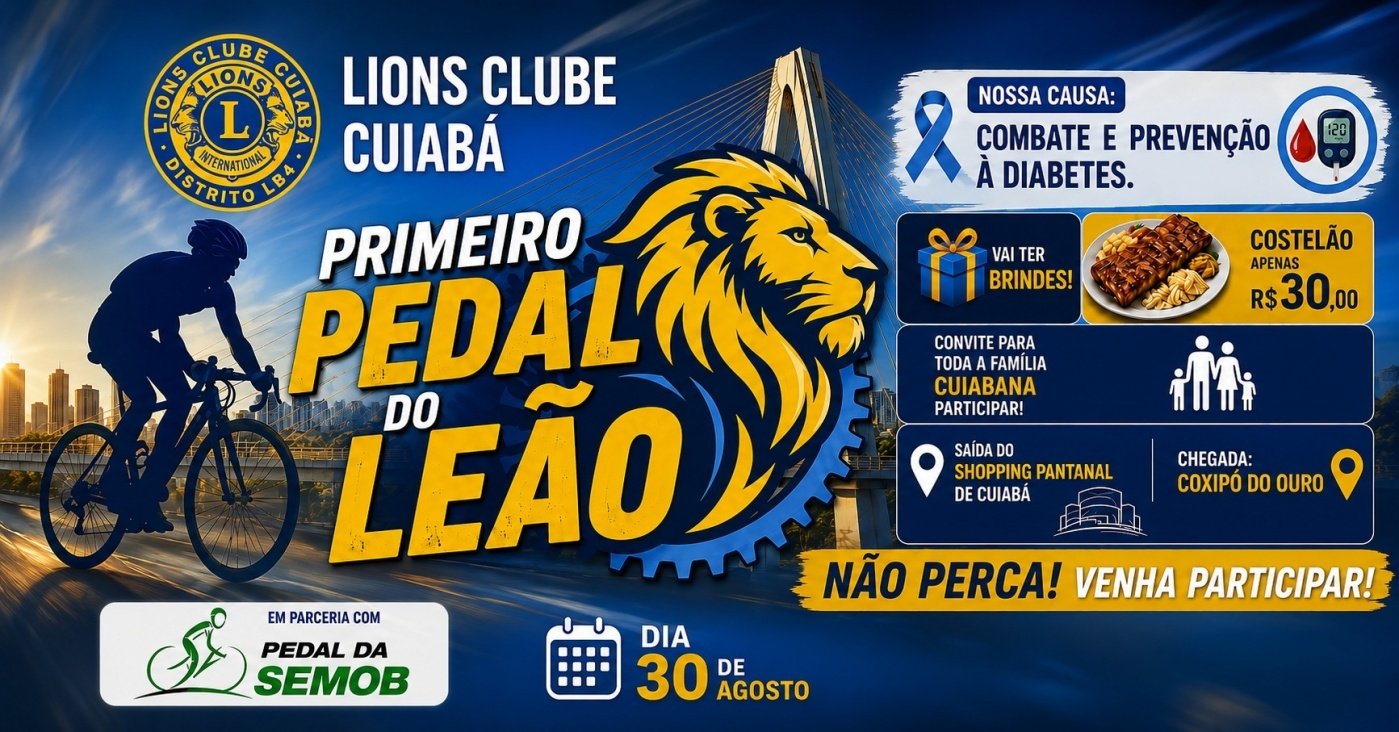 Pedal do Leão Lions Clube Cuiabá