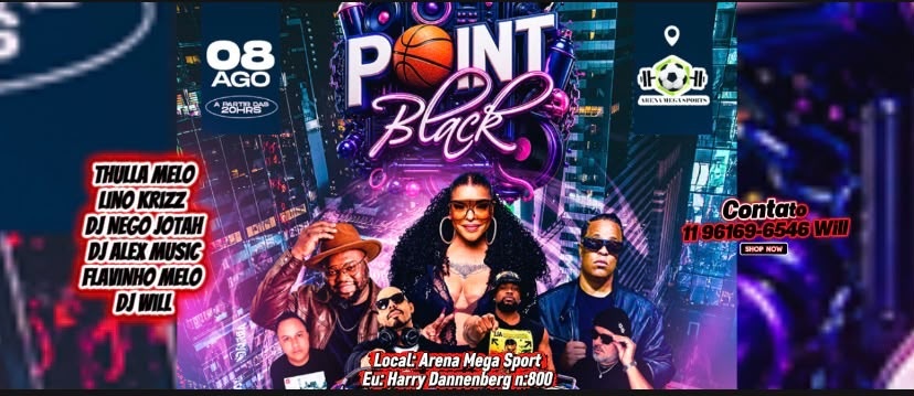 Point Black - Festa Preta Para Todos - São Paulo, SP