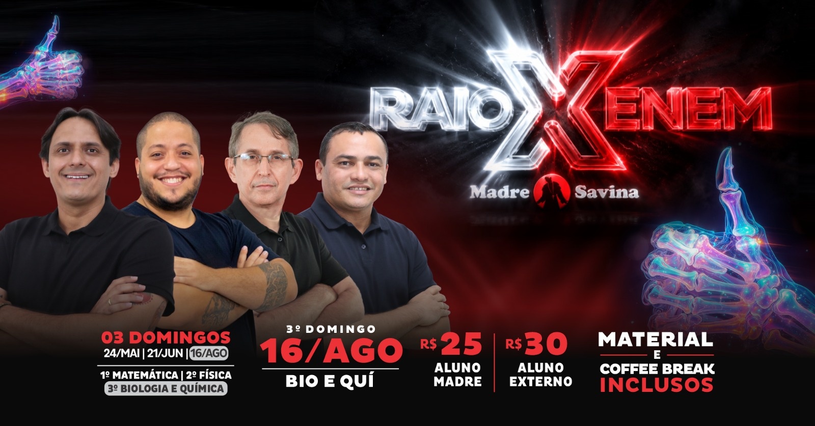 Raio X Enem Madre Savina - Biologia e Química
