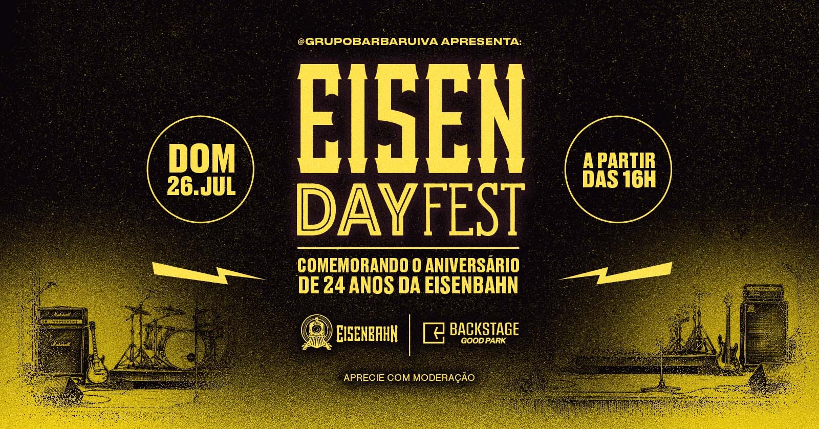 EISEN DAY FEST no Backstage Good Park - Blumenau, SC