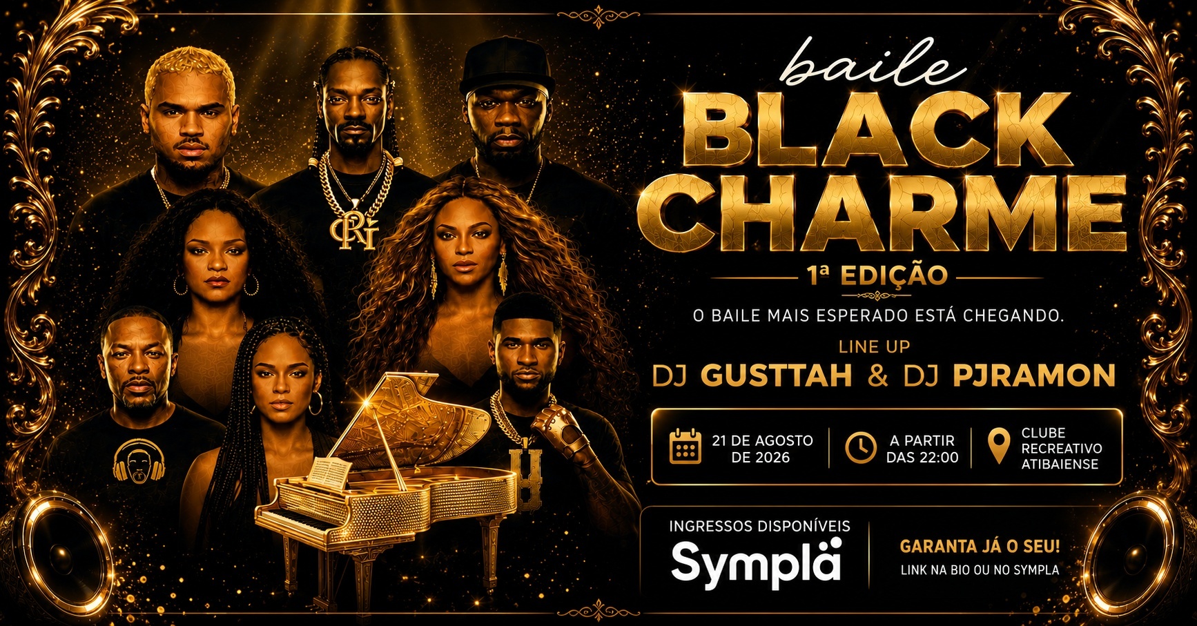 O Baile Black Charme - Atibaia, SP