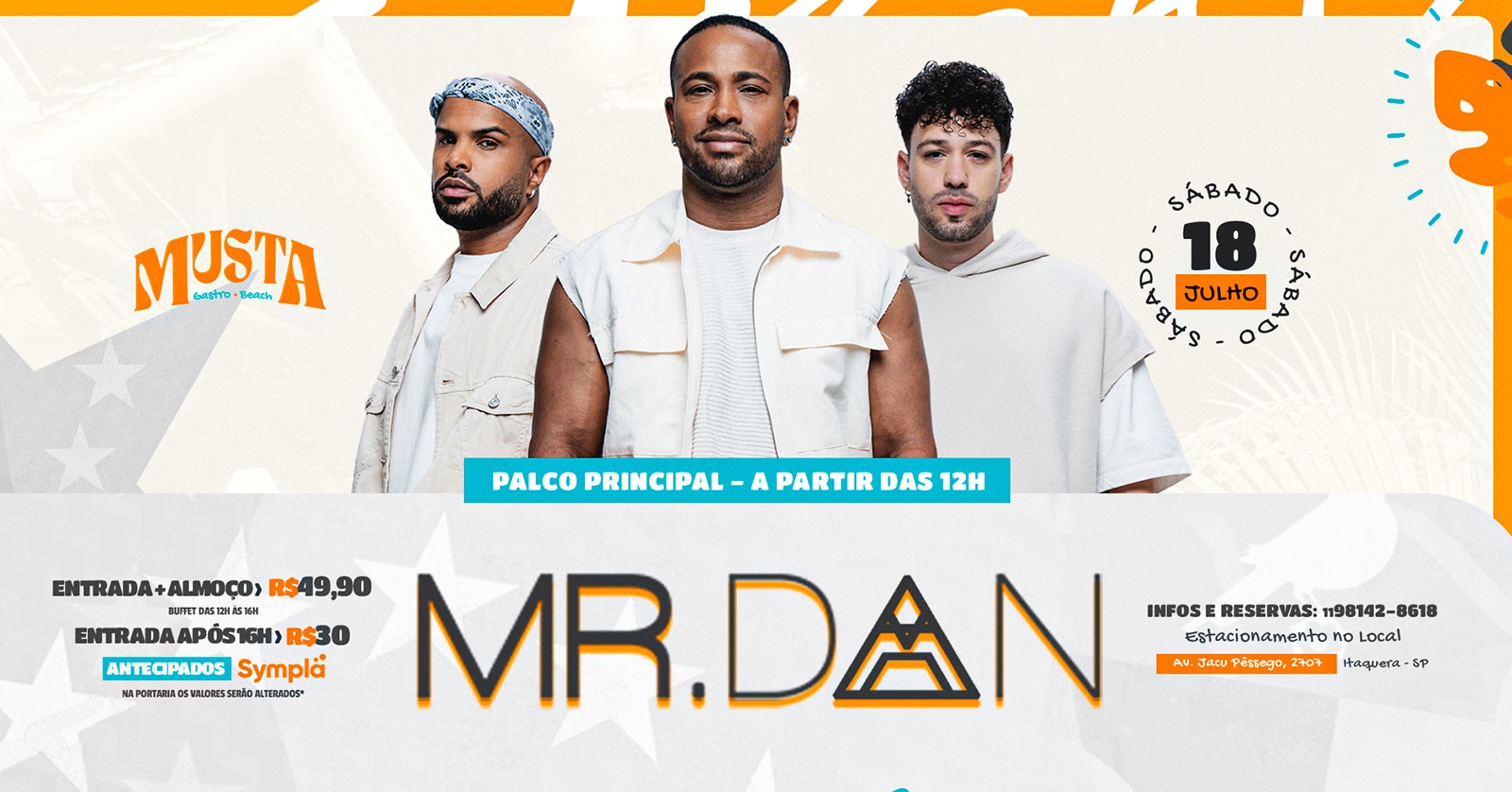 MR DAN - PALCO PRINCIPAL NO MUSTA GASTRO BEACH ITAQUERA - São Paulo, SP