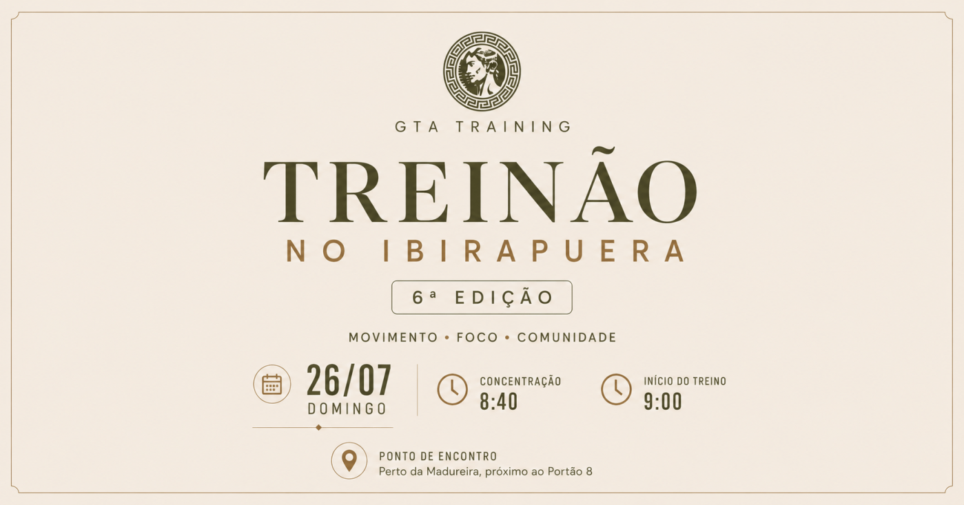 GTA TRAINING TREINÃO NO IBIRAPUERA: 6° EDIÇÃO