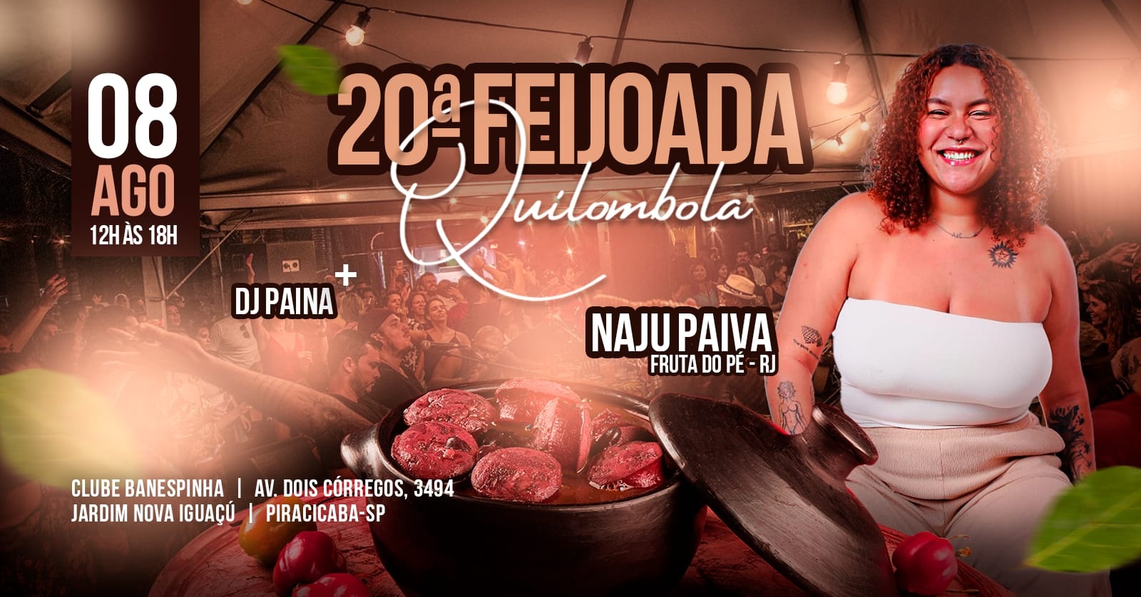 20ª Feijoada Quilombola - Piracicaba, SP