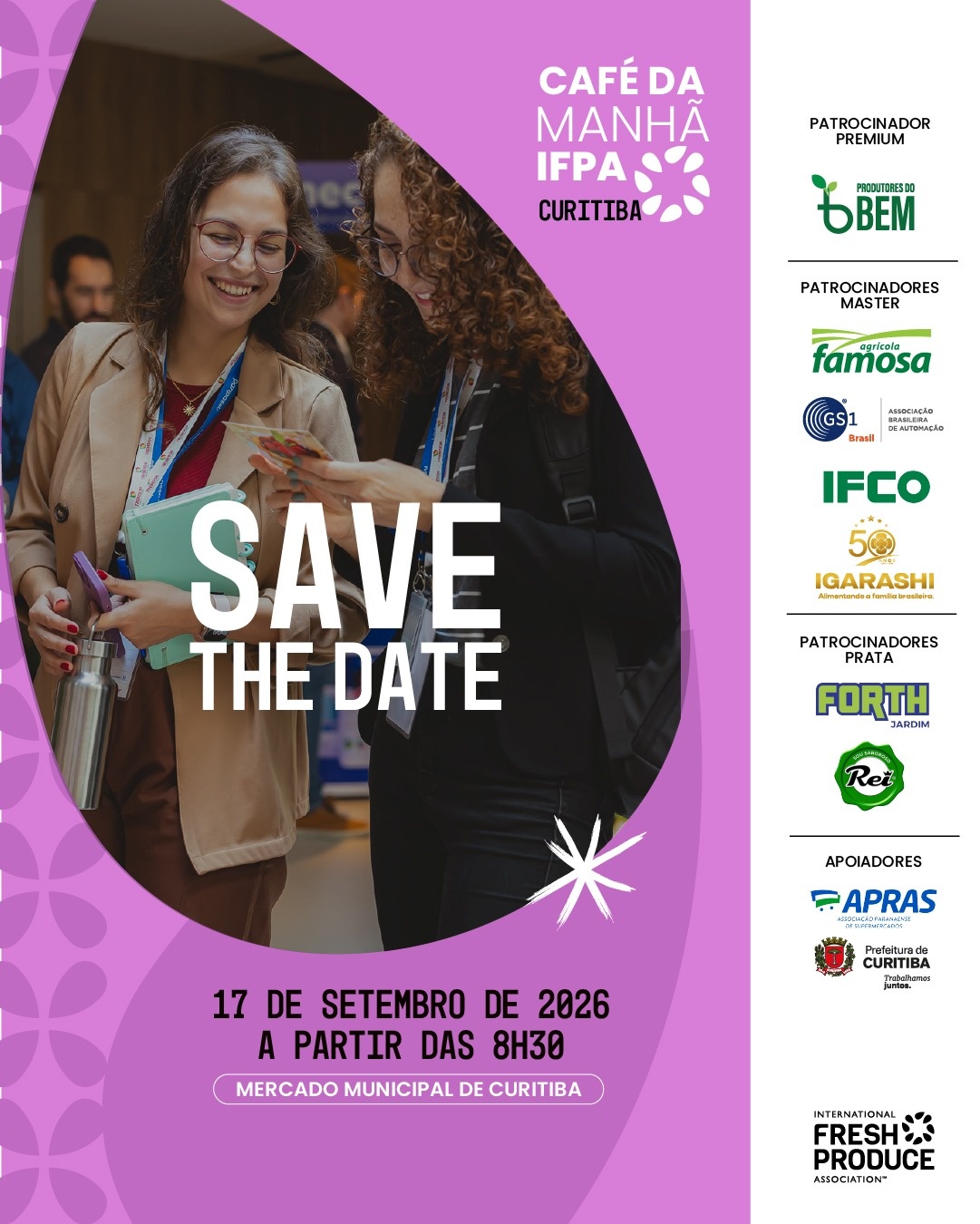 Café da Manhã IFPA 2026 | 17 de Setembro de 2026 (Curitiba-PR)