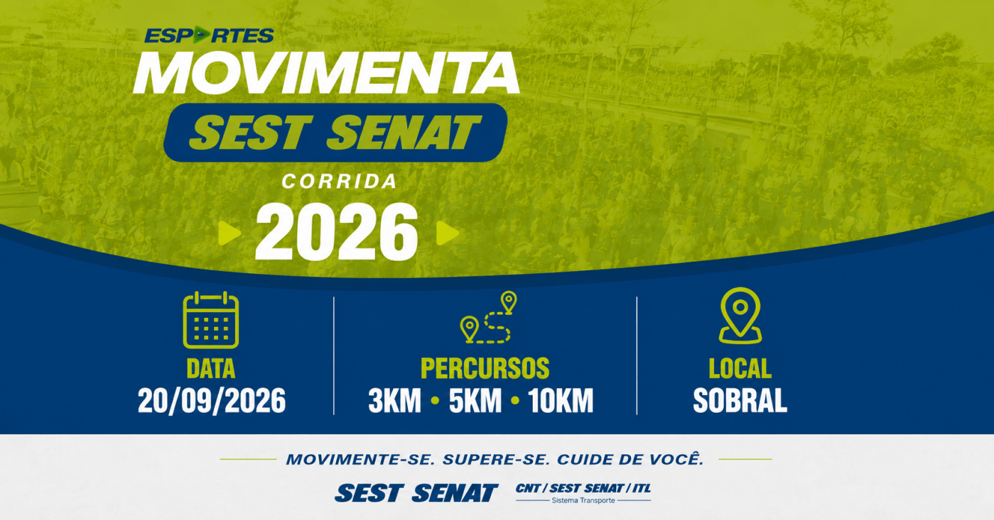 MOVIMENTA SEST SENAT 2026 - Corrida