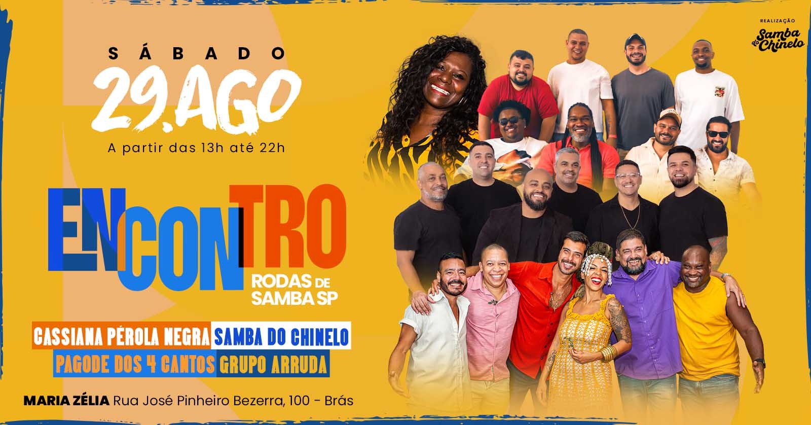 SAMBA DO CHINELO - ENCONTRO DE RODAS DE SAMBA SP - São Paulo, SP
