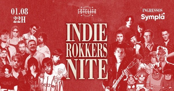 Imagem do evento Indie Rokkers Nite | Tudo por 2 reais