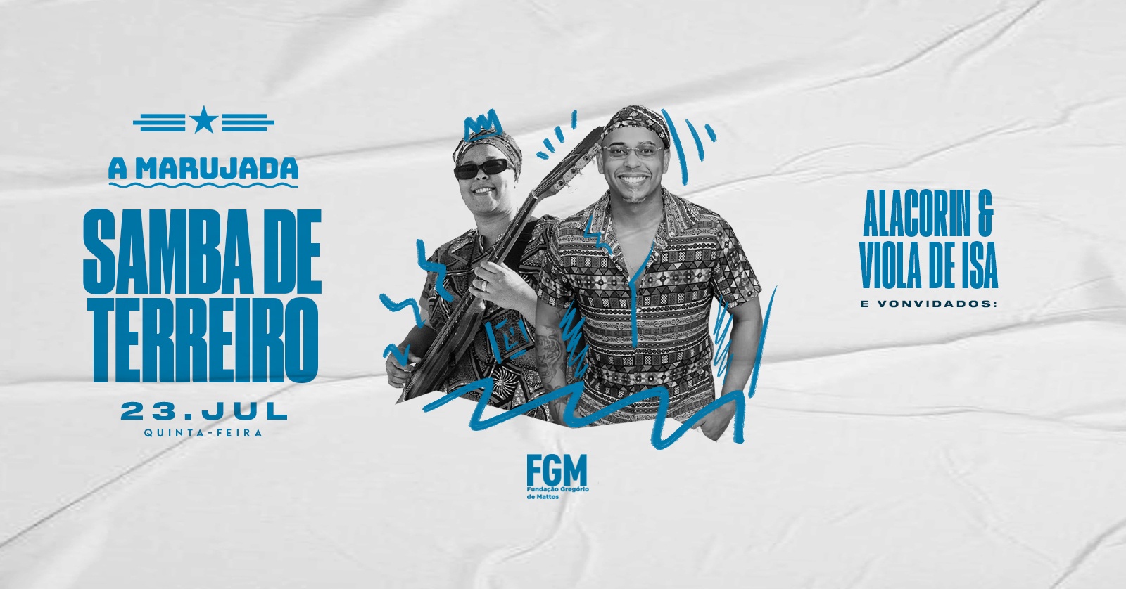 SAMBA DE TERREIRO com Alacorin e Viola de Isa (20h a 1h) - Salvador, BA