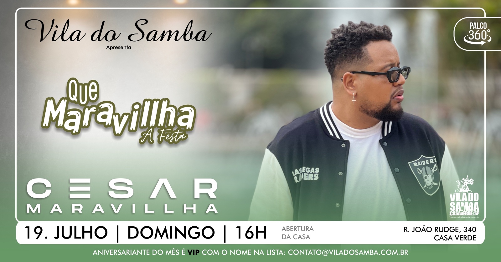 CÉSAR MARAVILHA e CONVIDADOS na VILA DO SAMBA - São Paulo, SP