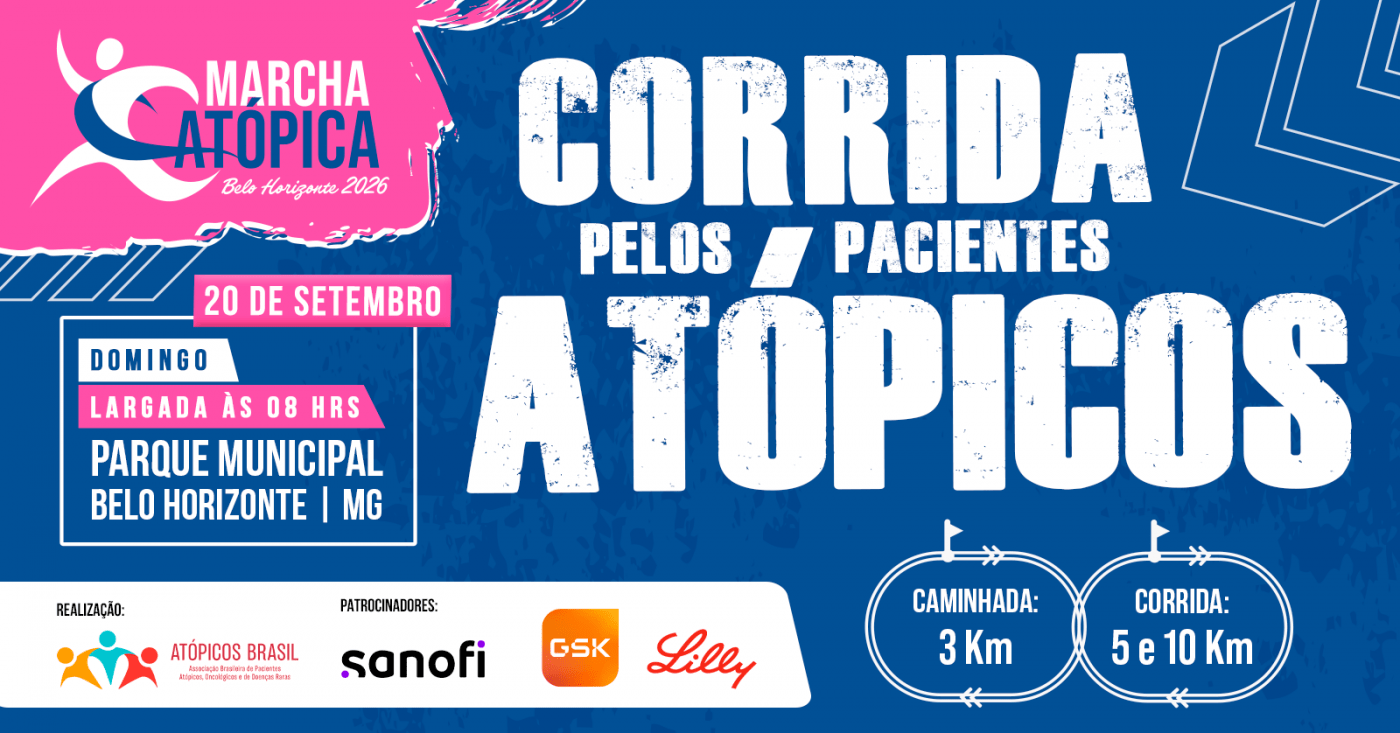 Marcha Atópica Belo Horizonte 2026 | Corrida em prol dos PACIENTES ATÓPICOS