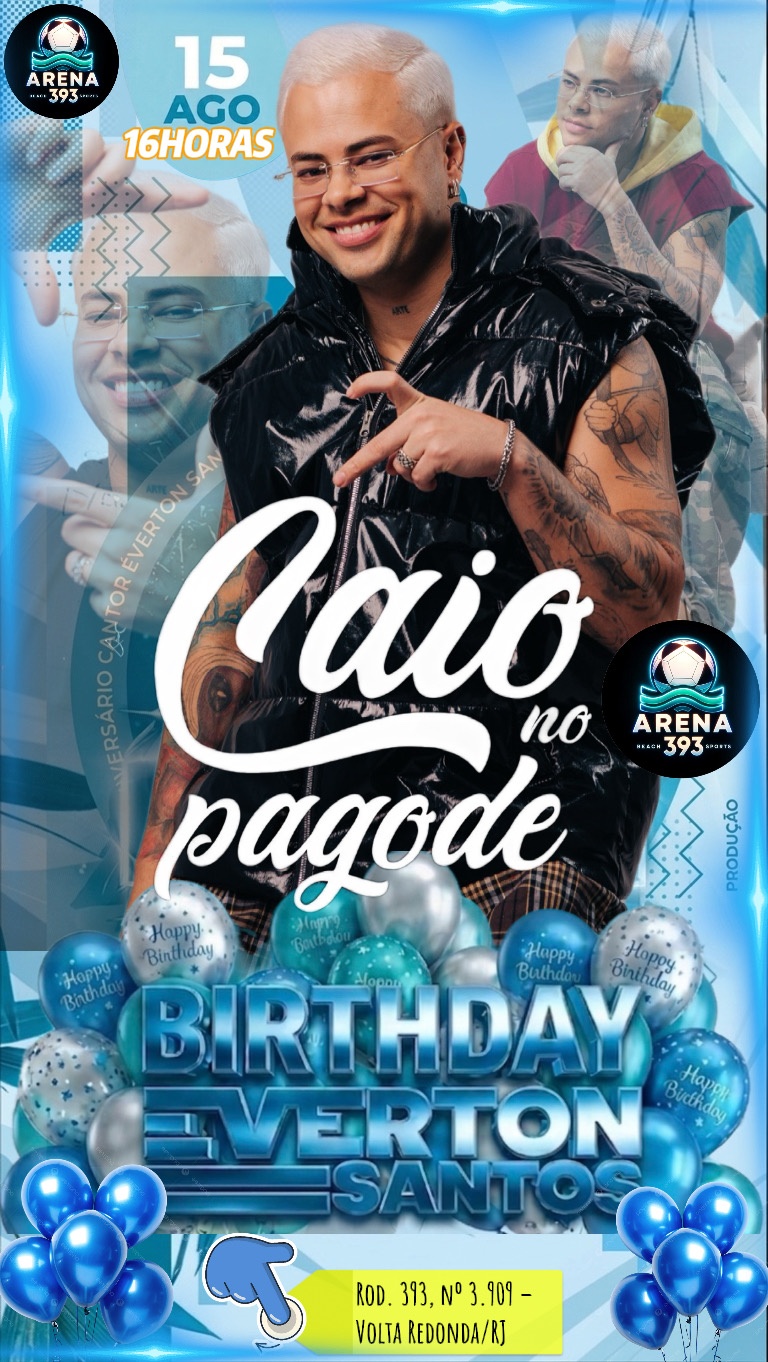 Caio no Pagode (Aniversário Éverton Santos) - Volta Redonda, RJ