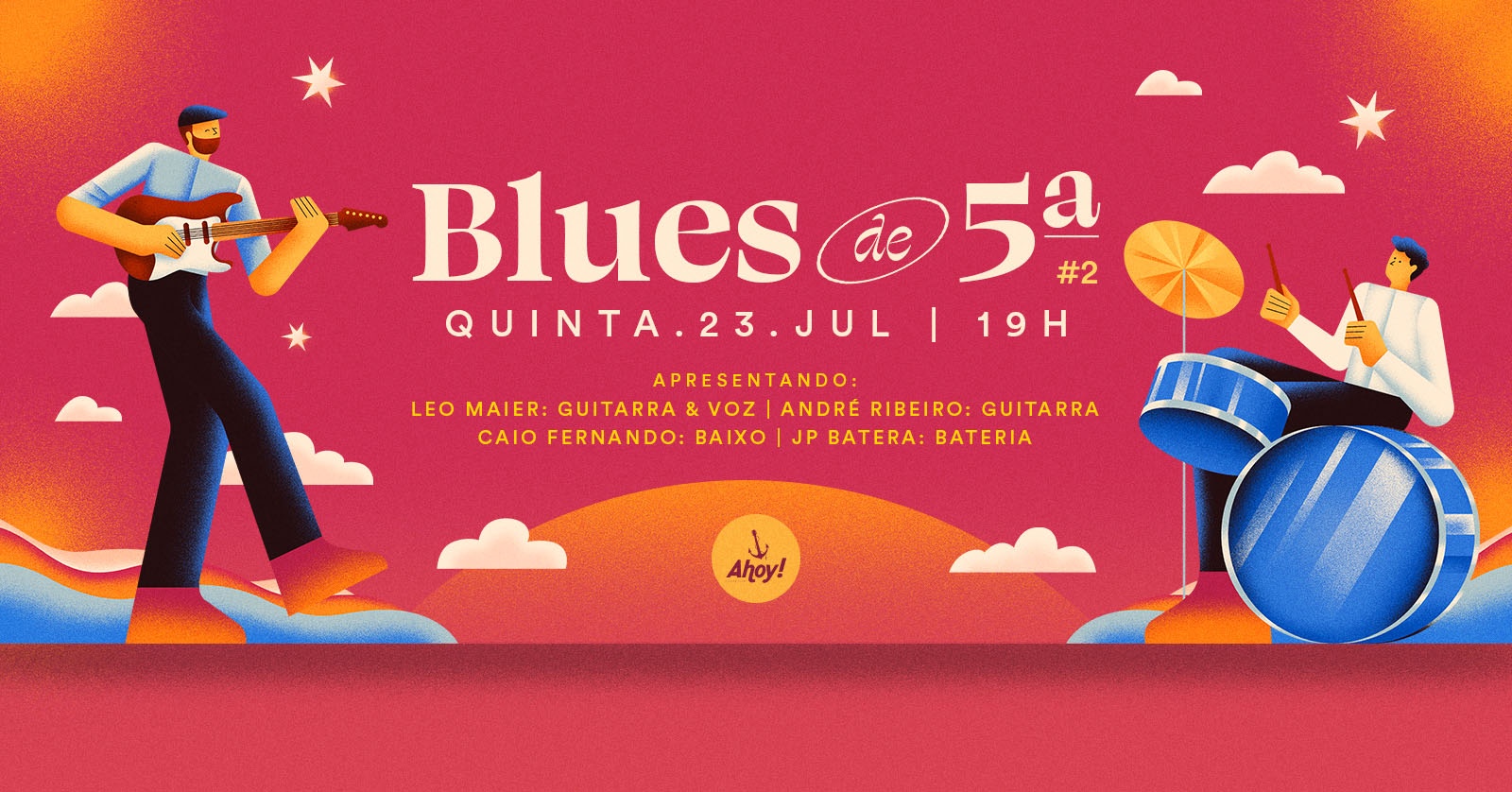 BLUES DE 5ª no Ahoy! Tavern Club - Blumenau, SC