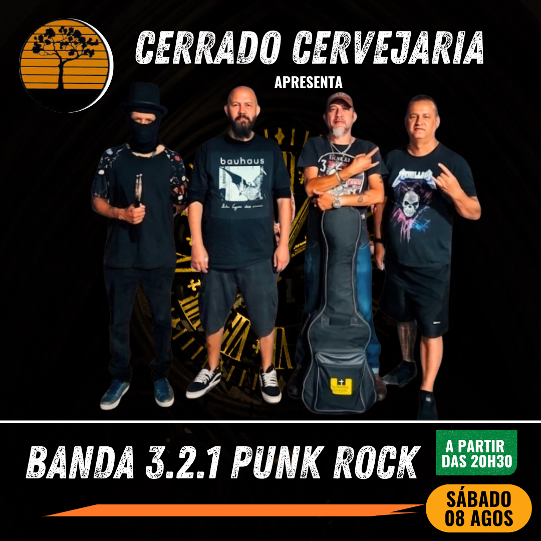 Banda 3.2.1 Punk Rock no Cerrado - Goiânia, GO