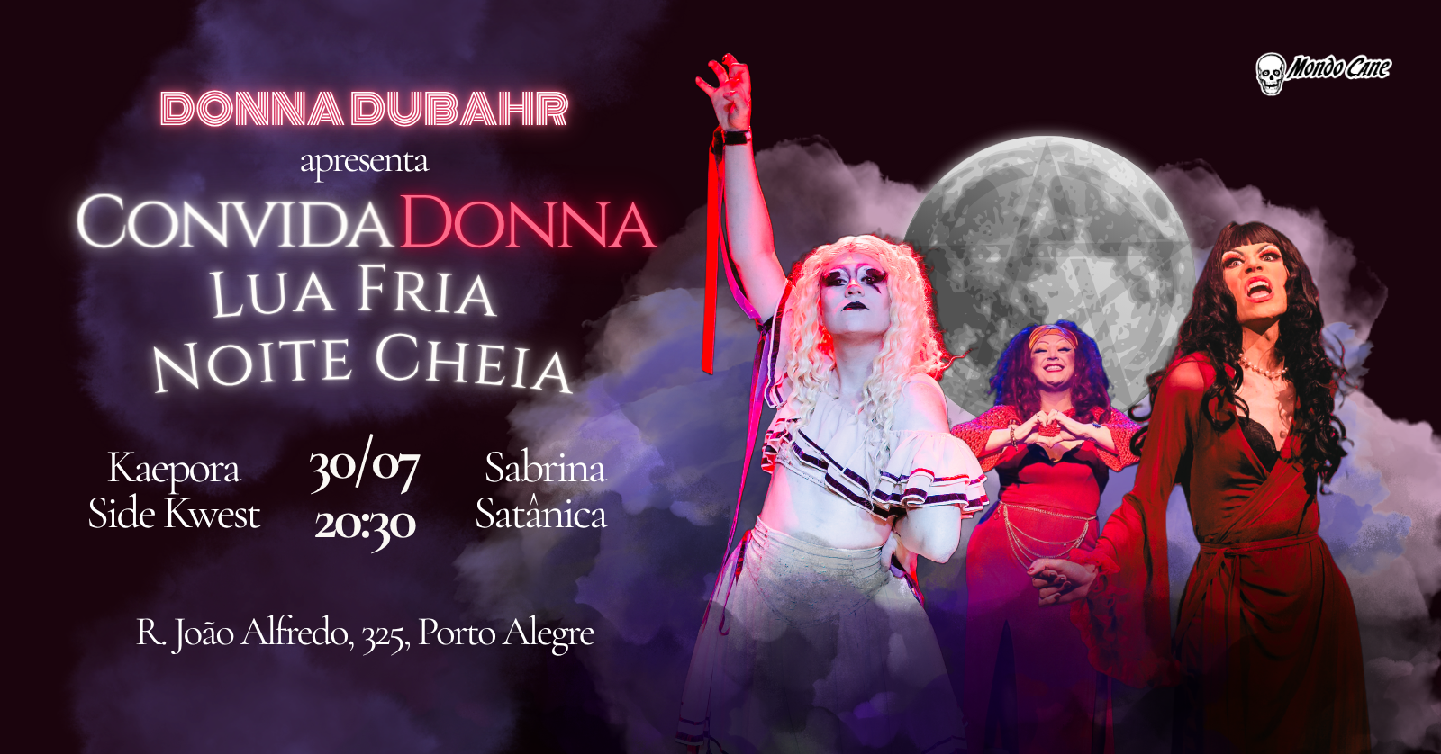 ConvidaDonna - Lua Fria, Noite Cheia - Porto Alegre, RS
