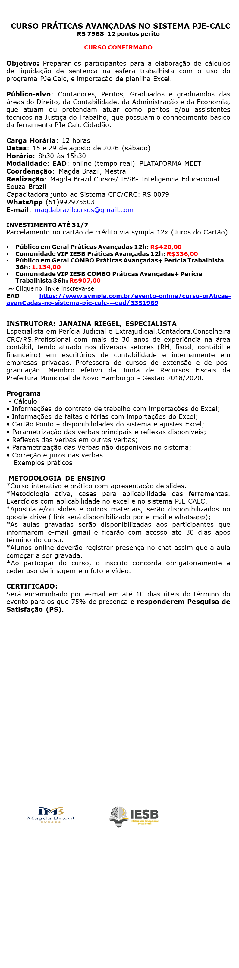 Imagem 1 da descrição do evento