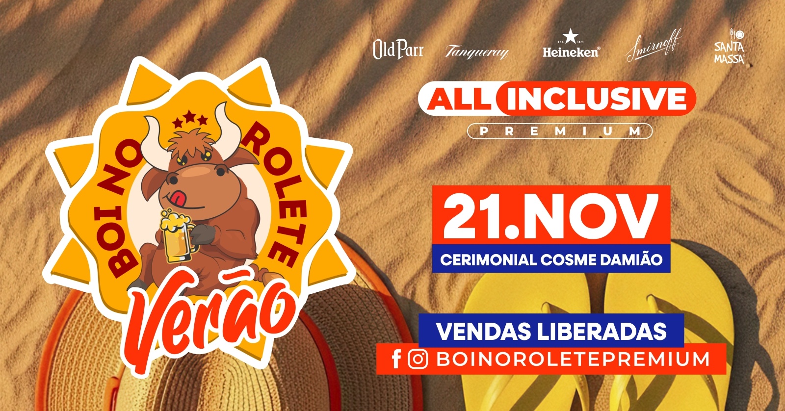 BOI NO ROLETE PREMIUM - VERÃO - Lauro de Freitas, BA