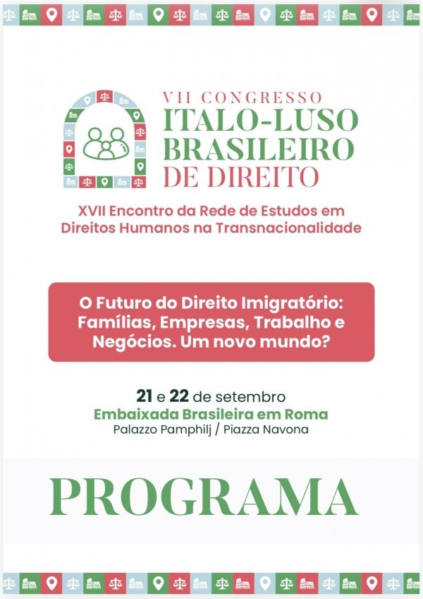 Imagem do evento VII CONGRESSO ITALO LUSO BRASILEIRO DE DIREITO