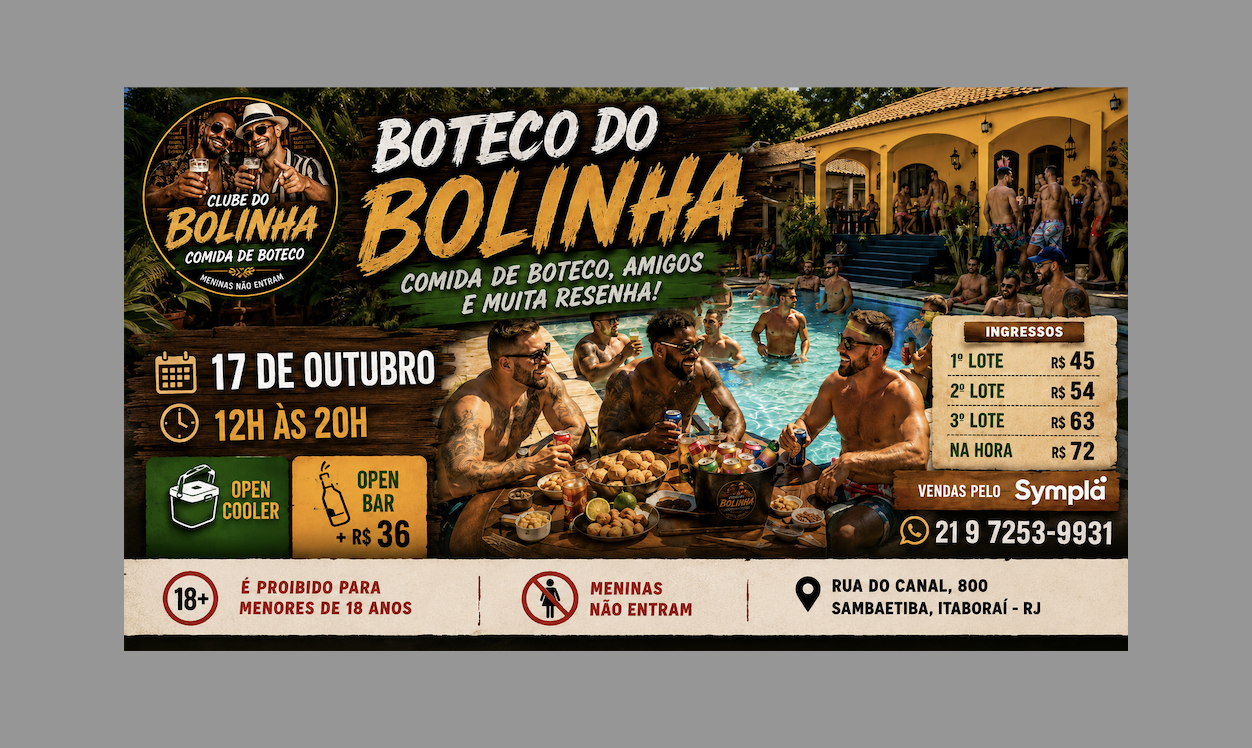 BOTECO DO CLUBE DO BOLINHA - Itaboraí, RJ