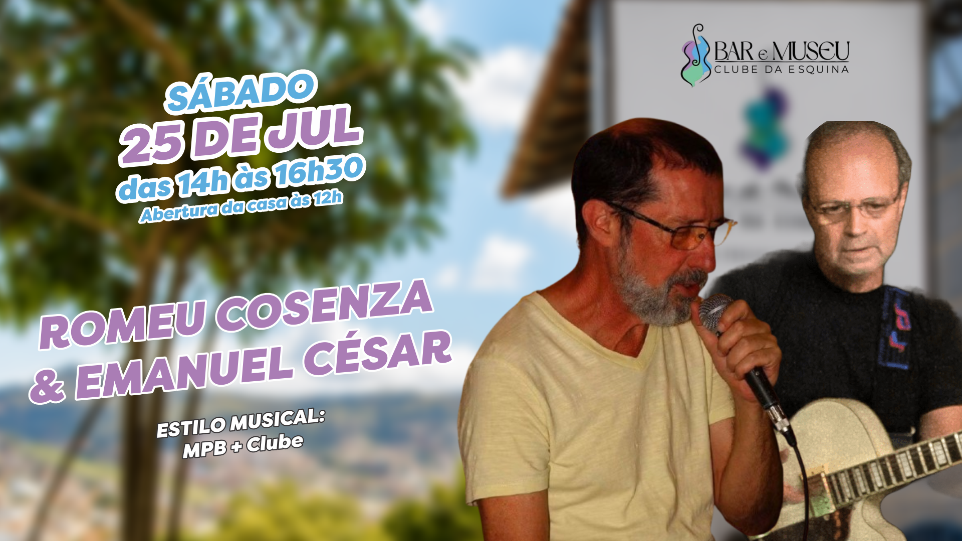 Show com Romeu Cosenza e Emanuel Cesar