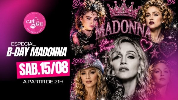 B-DAY MADONNA em Belém - Sympla